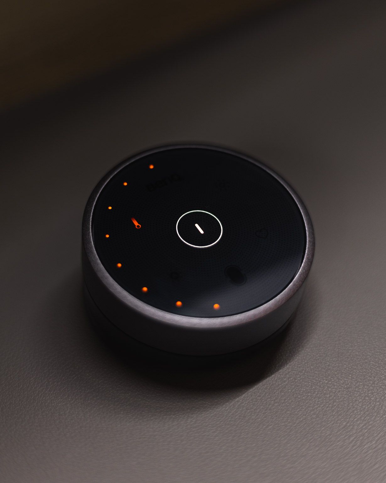 BenQ desk light control dial, close product detail