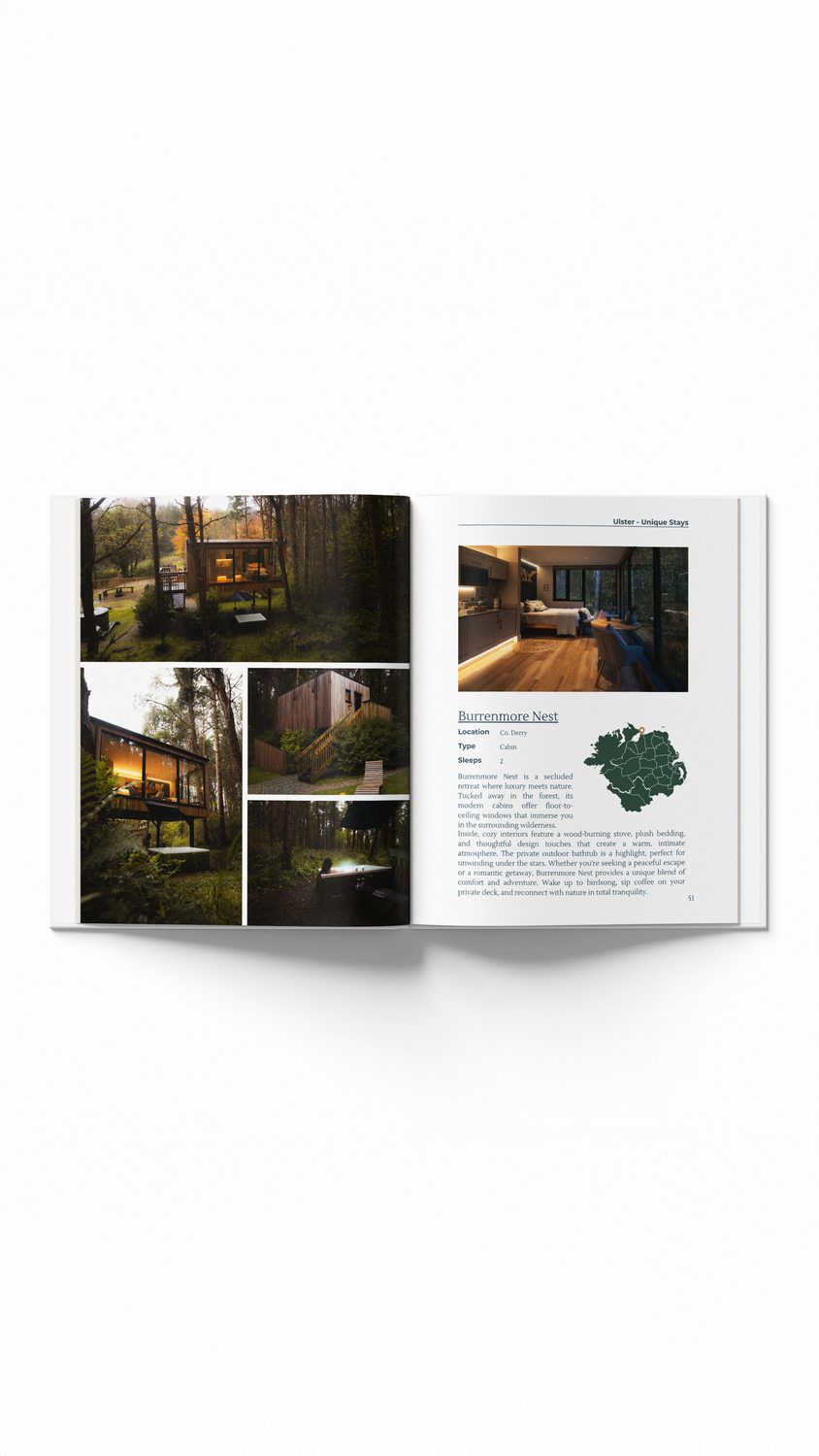 Accommodation section of Your Ireland Guide